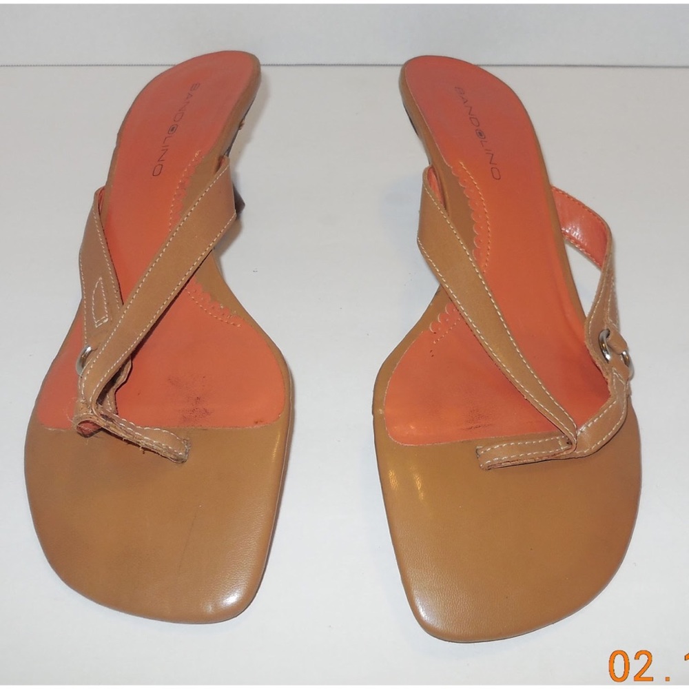 Bandolino brown sandal heels size 8 1/2 M
